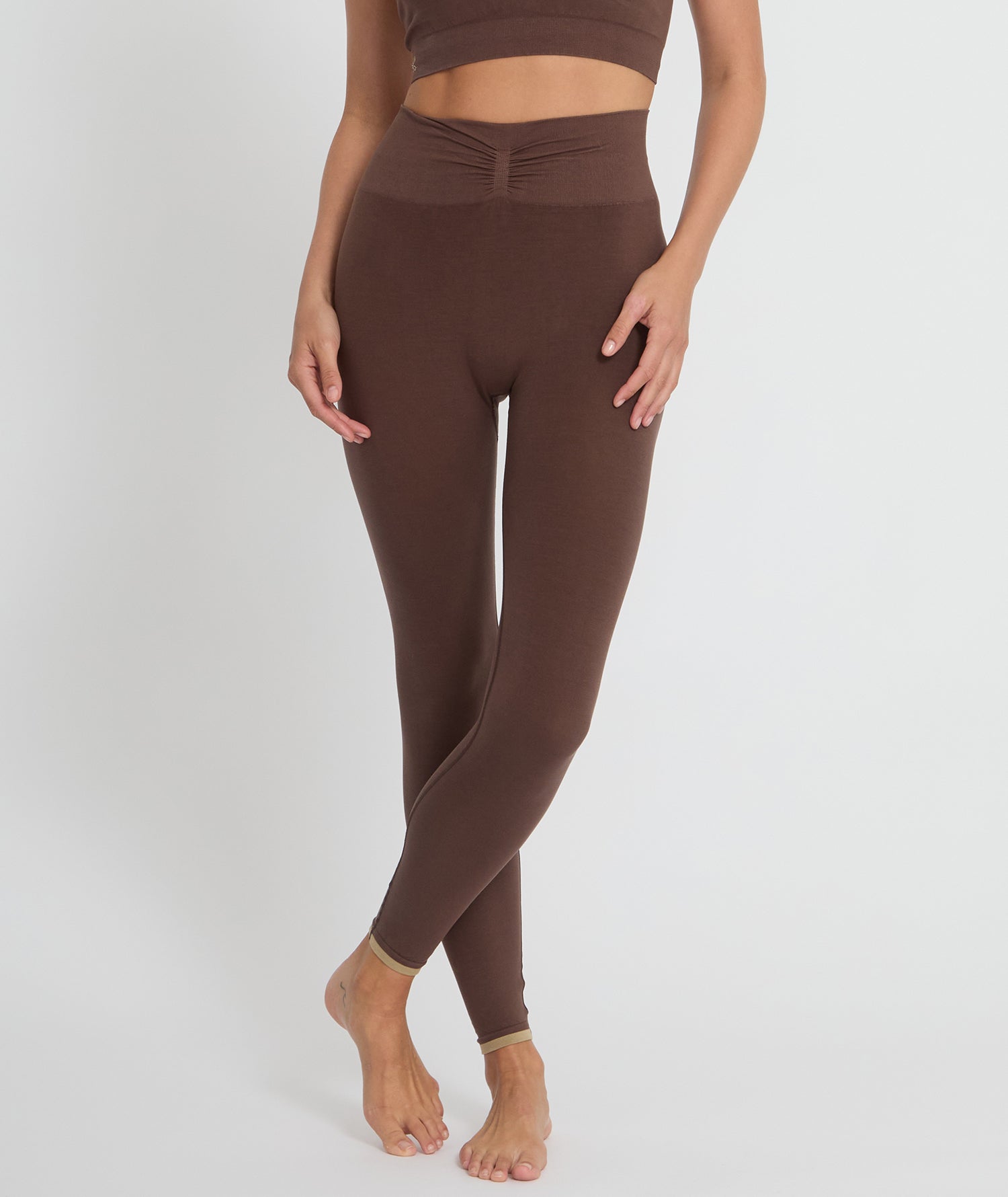 Legging Attache, coloris Marron