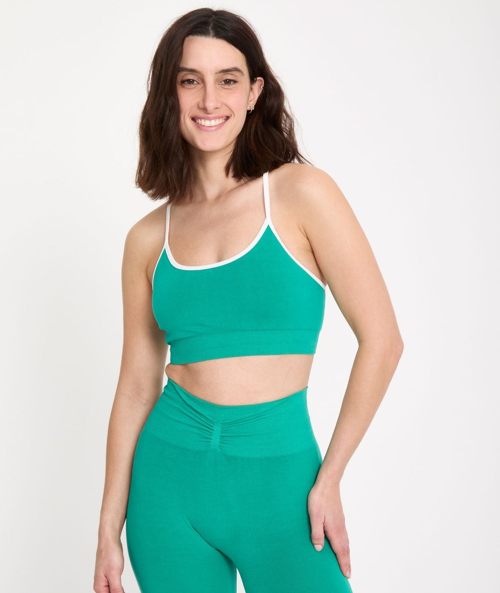 Brassière Voile, coloris Émeraude