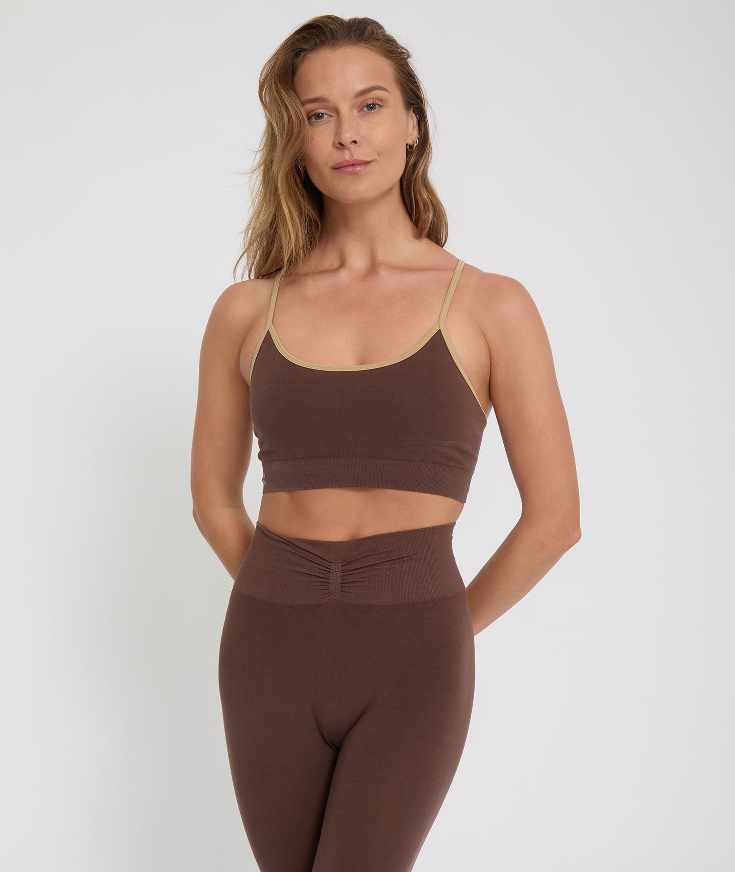 Brassière Voile, coloris Marron