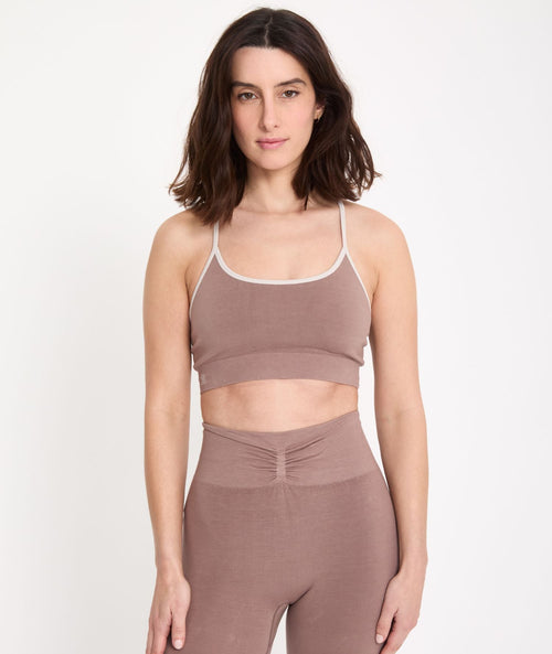 Brassière Voile, coloris Bois de rose