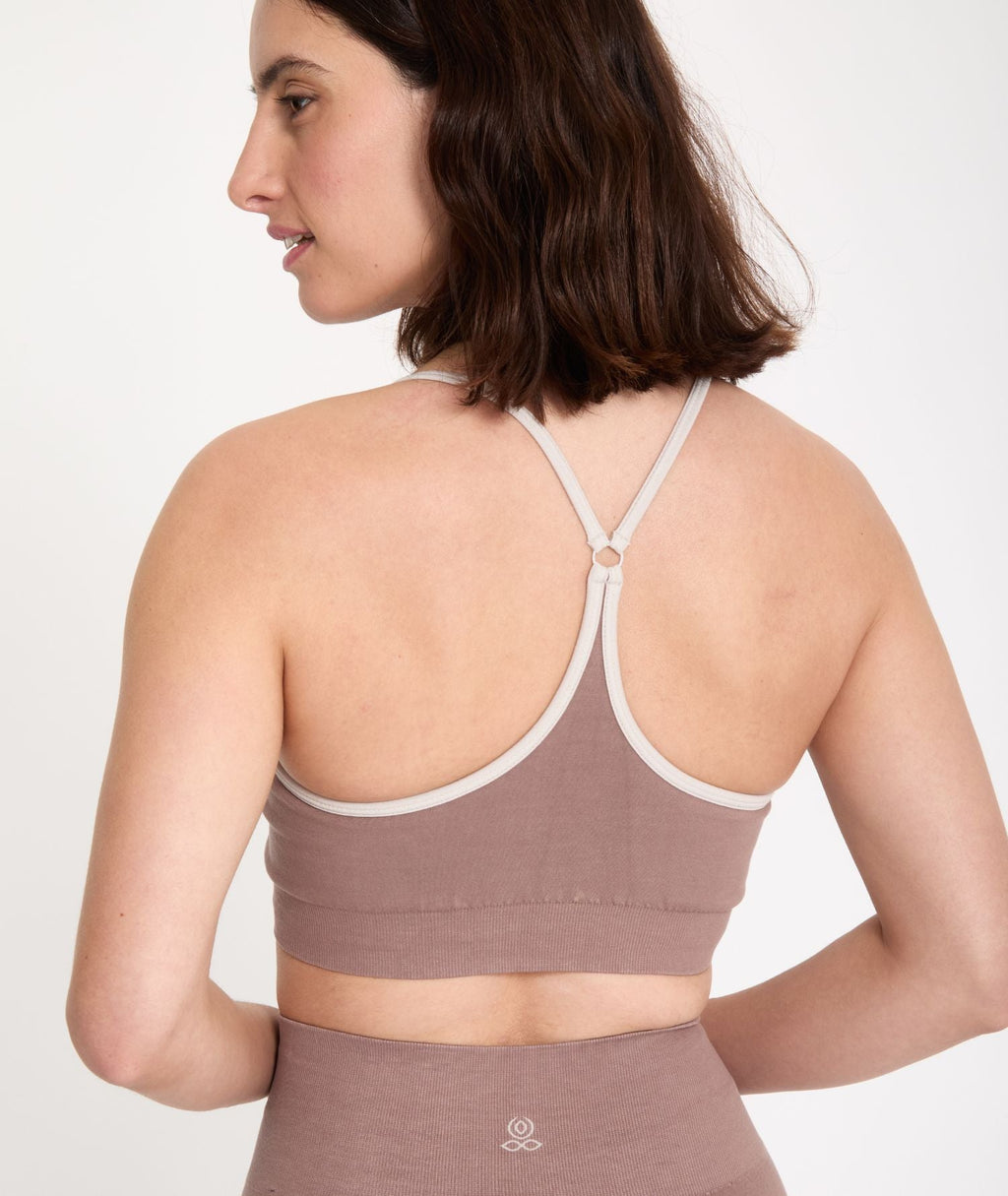 Brassière Voile, coloris Bois de rose