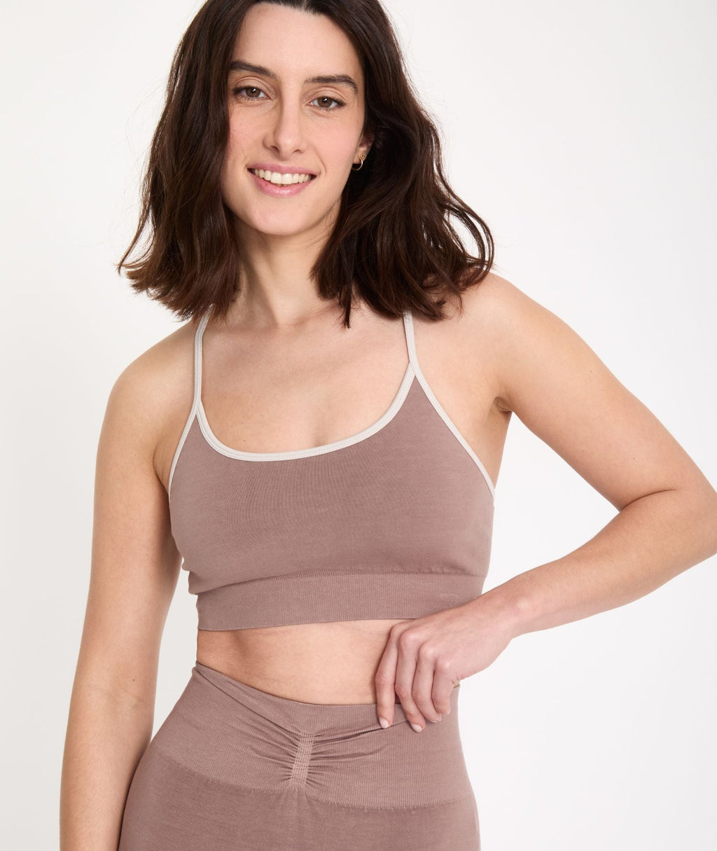 Brassière Voile, coloris Bois de rose